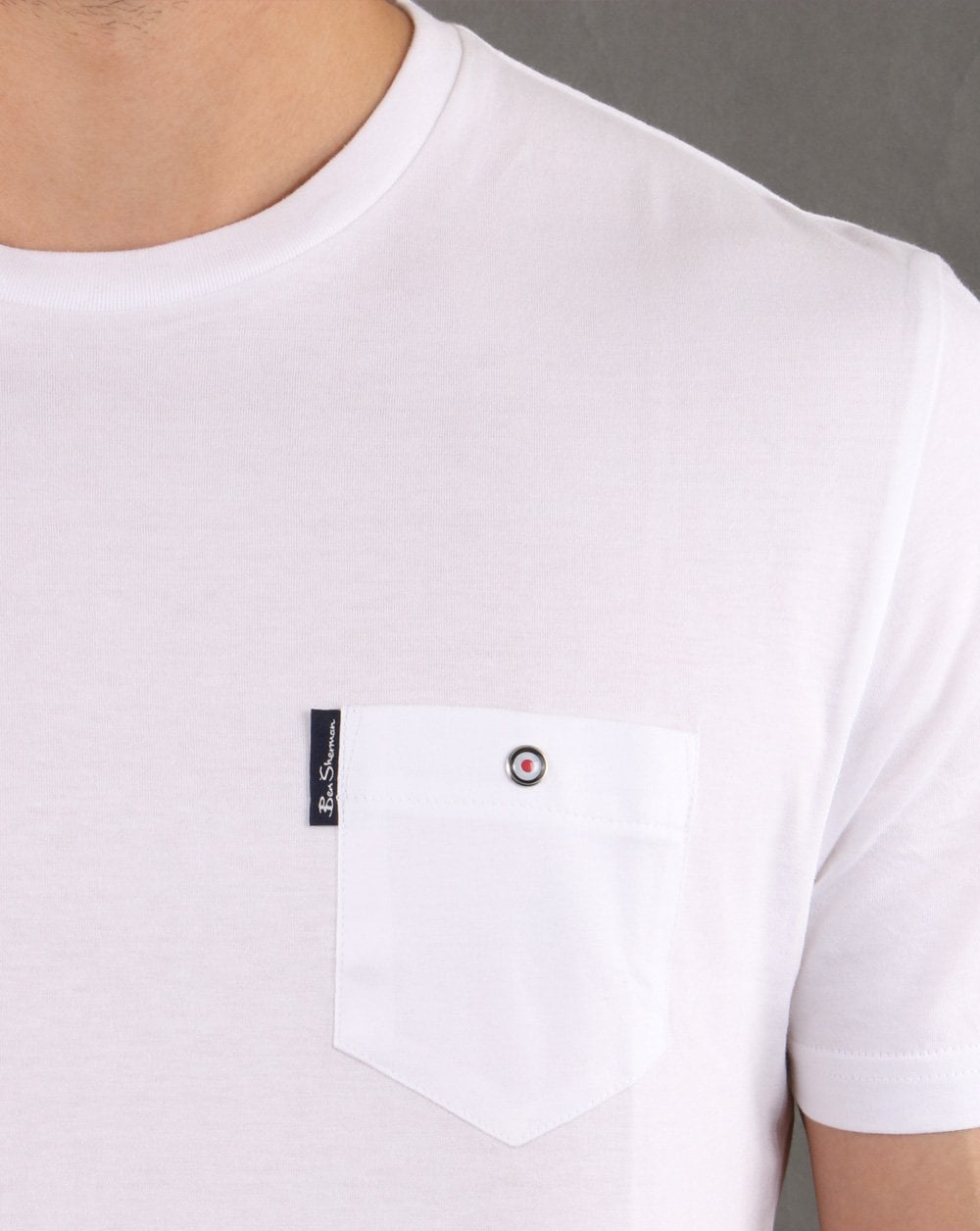 Ben Sherman Spade Pocket Tee White