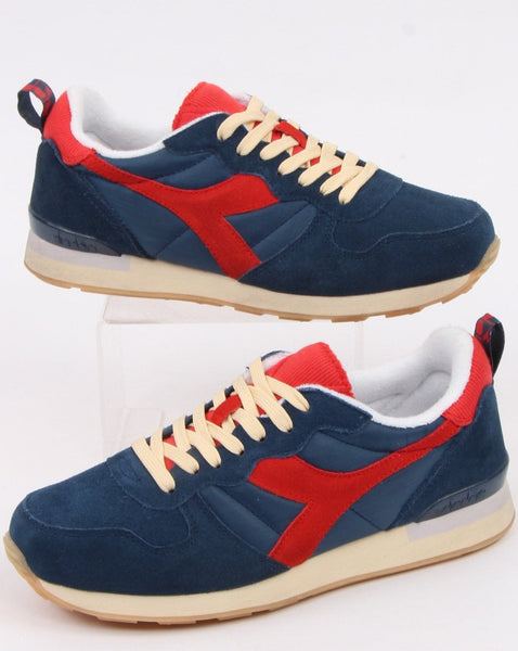 Diadora Camaro Vintage Trainers Blue/Red
