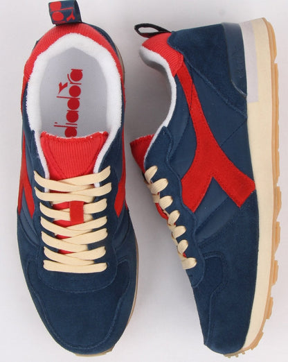 Diadora Camaro Vintage Trainers Blue/Red