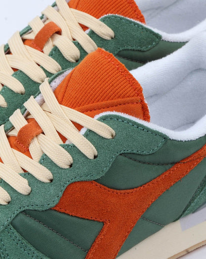 Diadora Camaro Vintage Trainers Green/Orange