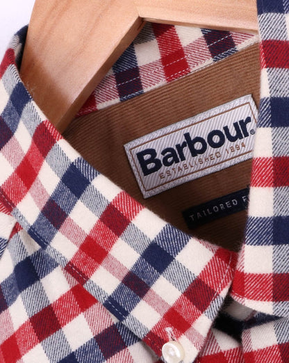 Barbour Country Check Shirt Red