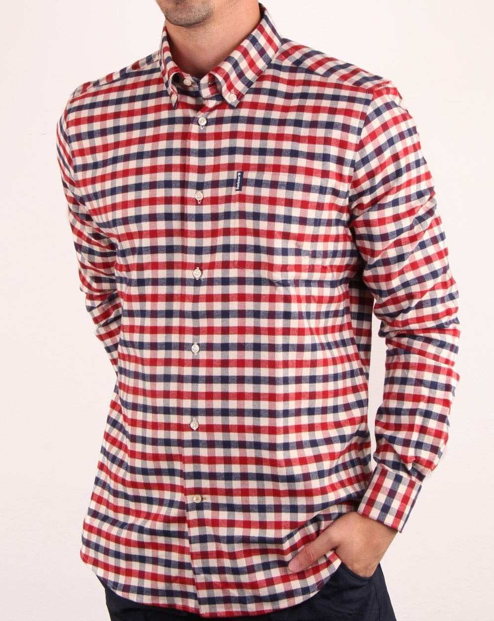 Barbour Country Check Shirt Red