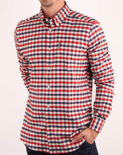 Barbour Country Check Shirt Red