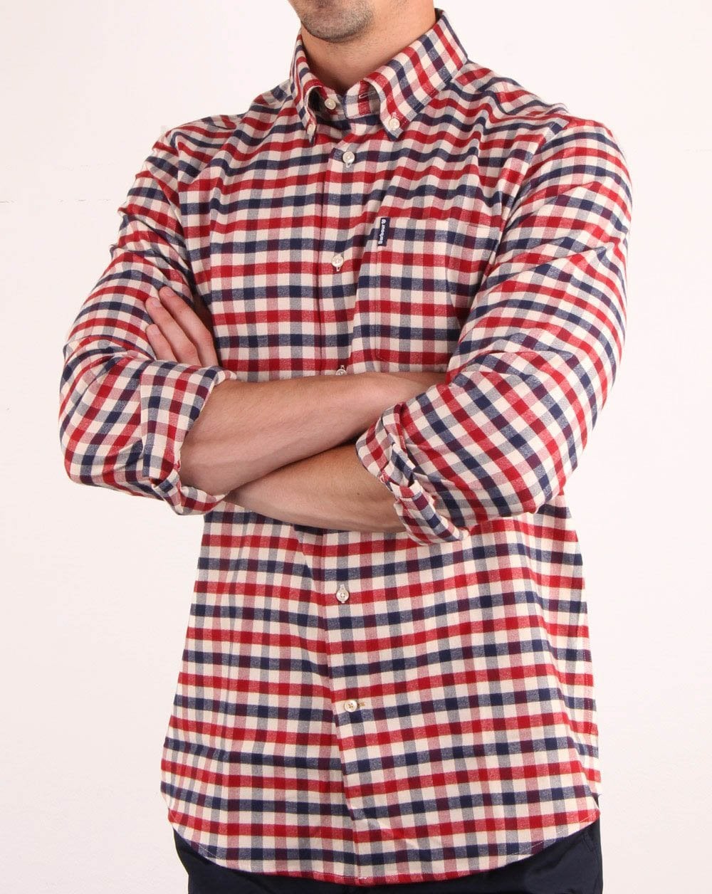 Barbour Country Check Shirt Red