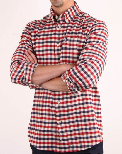 Barbour Country Check Shirt Red