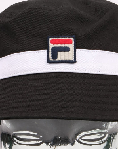 Fila Vintage Basil Bucket Hat Black