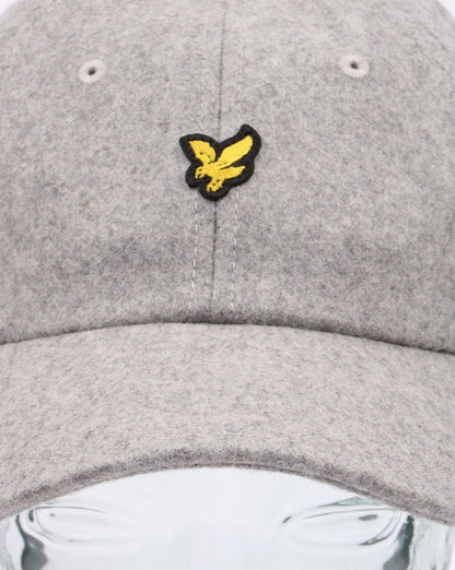 Lyle And Scott Woollen Cap Light Grey Marl