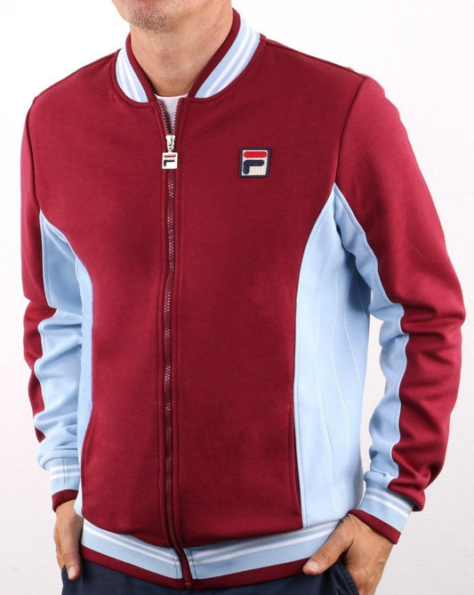 Fila Vintage Fila Vintage Settanta Track Top Exclusive Pro Badge Claret/Blue