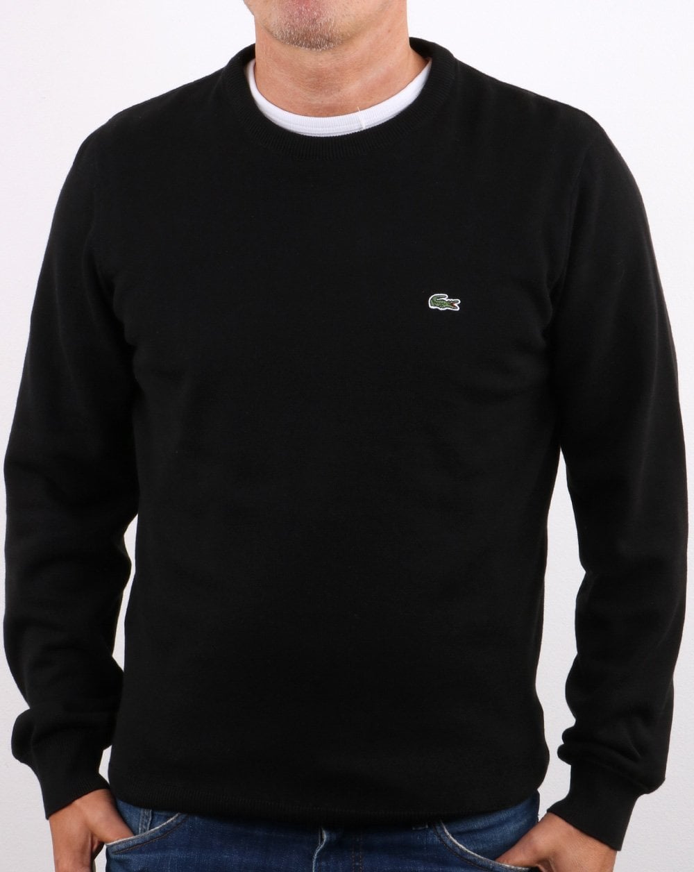 Lacoste Crew Neck Jumper Black
