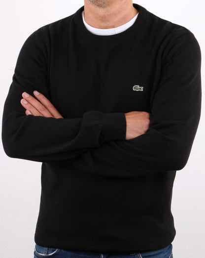 Lacoste Crew Neck Jumper Black