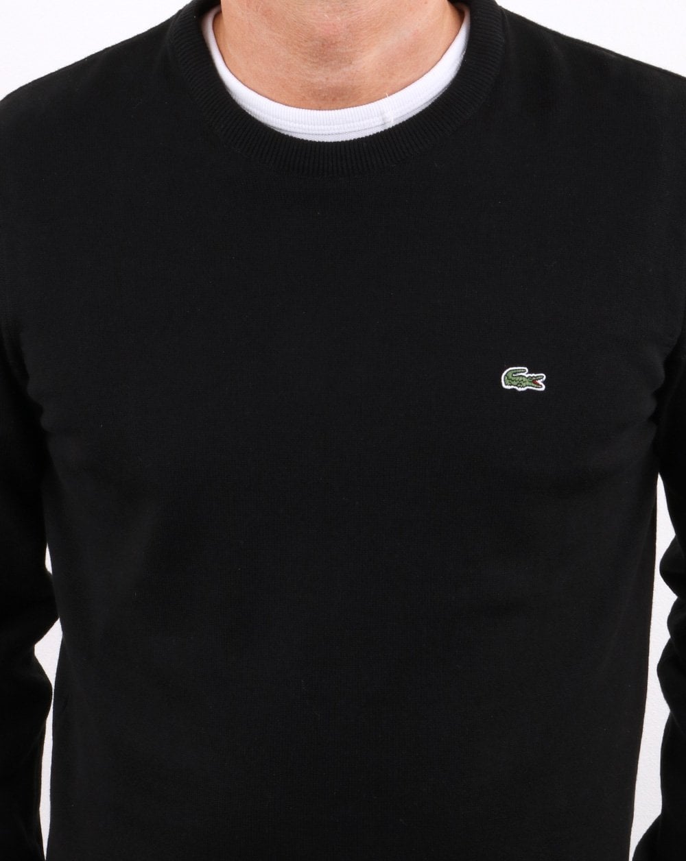 Lacoste Crew Neck Jumper Black