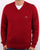 Lacoste V-neck Jumper Bordeaux