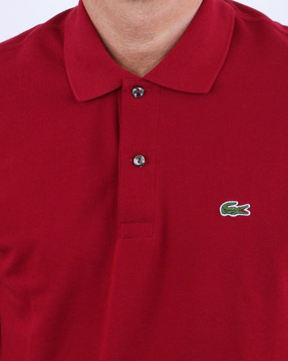 Lacoste Long Sleeve Polo Shirt Red