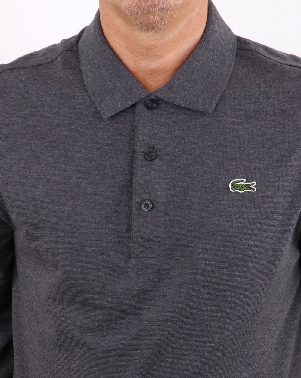 Lacoste Long Sleeve Polo Dark Grey