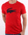 Lacoste Croc Print T Shirt Red/navy