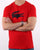 Lacoste Croc Print T Shirt Red/navy