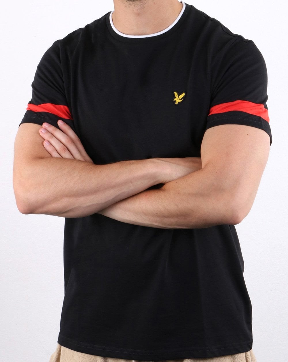 Lyle And Scott Tipped T-shirt True Black