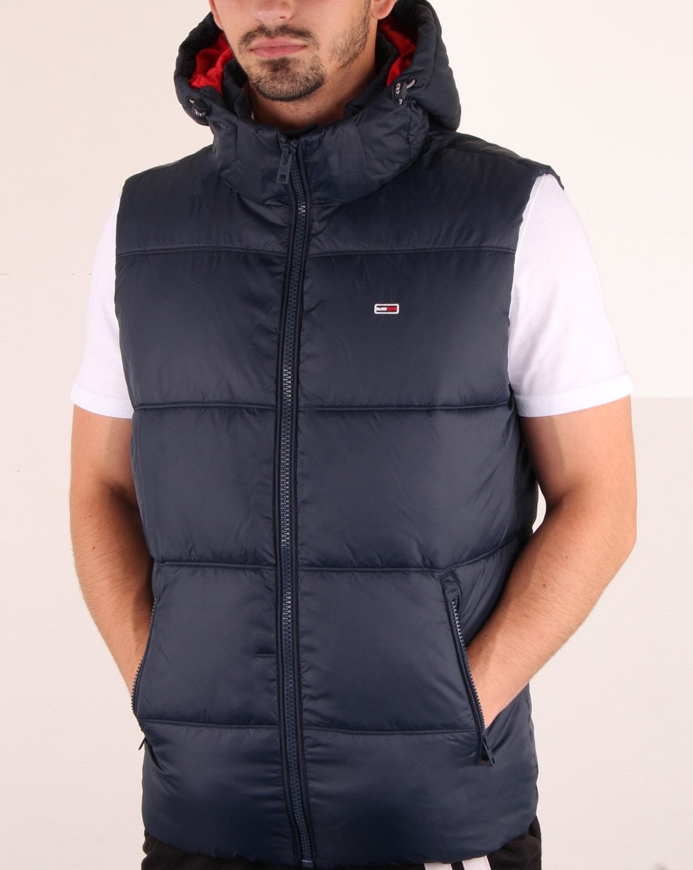 Tommy Hilfiger Hooded Gilet Navy