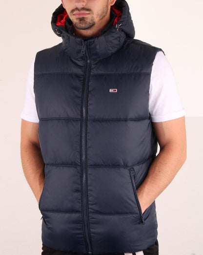 Tommy Hilfiger Hooded Gilet Navy