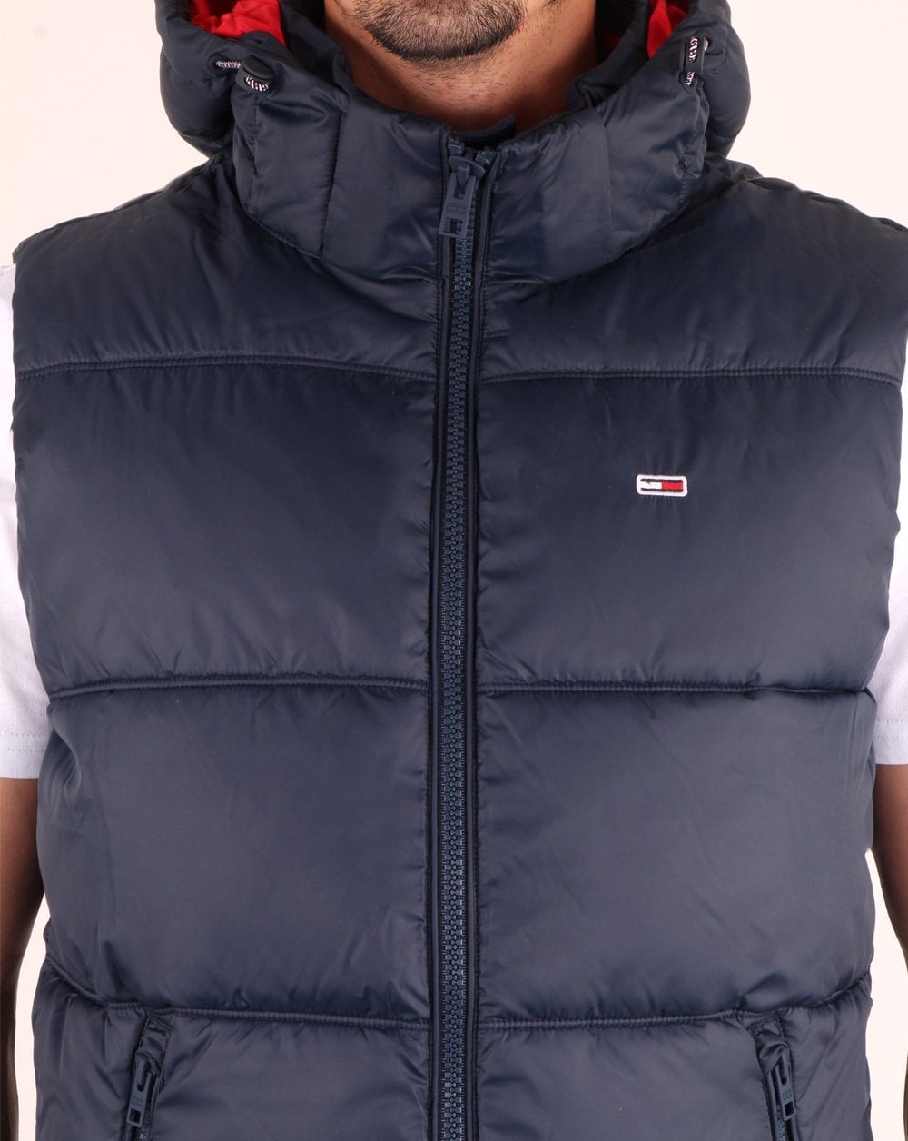 Tommy Hilfiger Hooded Gilet Navy