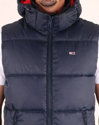Tommy Hilfiger Hooded Gilet Navy