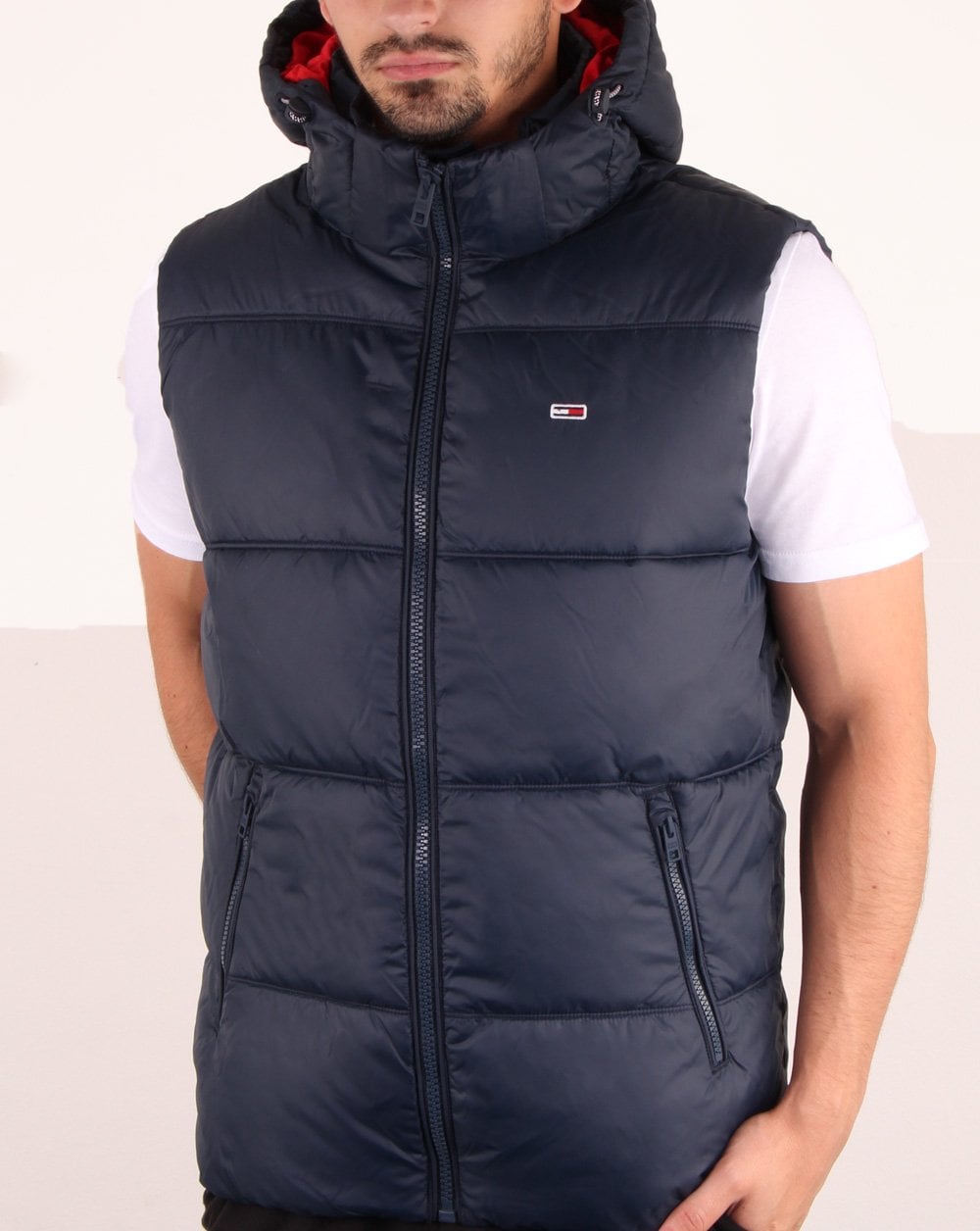 Tommy Hilfiger Hooded Gilet Navy
