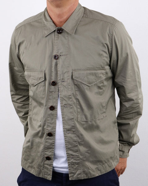 Pretty Green Conor Overshirt Light Olive