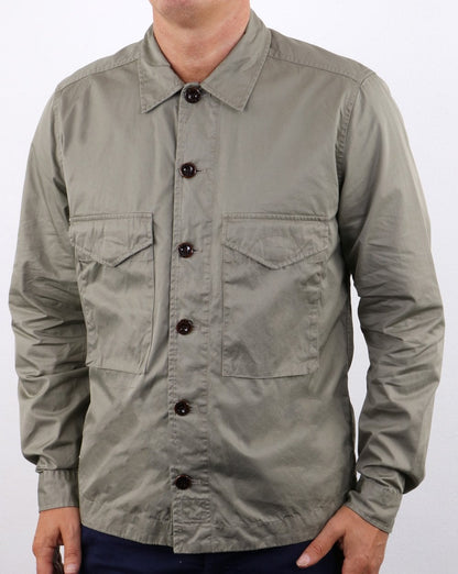 Pretty Green Conor Overshirt Light Olive