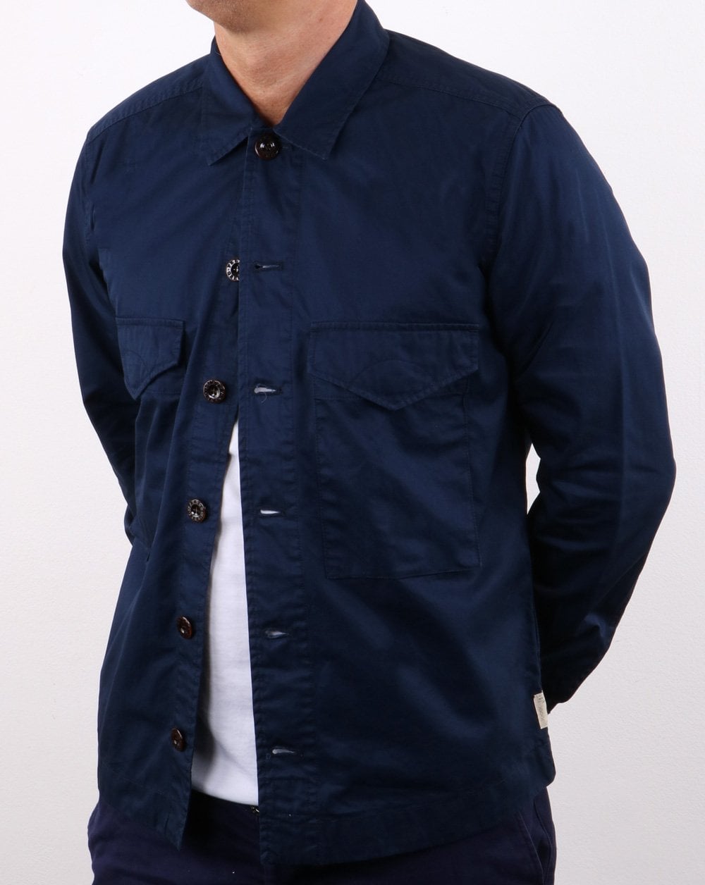 Pretty Green Conor Overshirt Navy