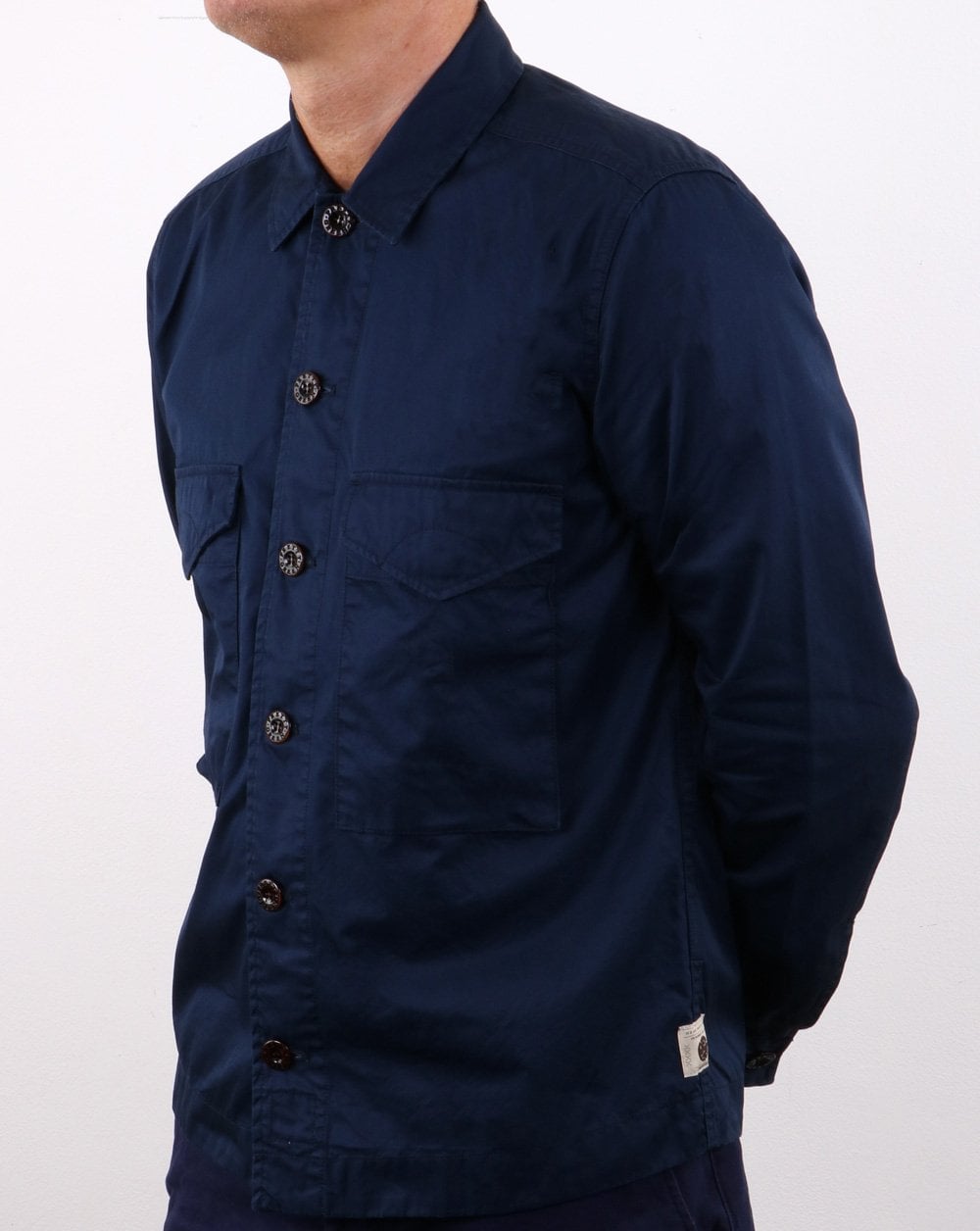 Pretty Green Conor Overshirt Navy