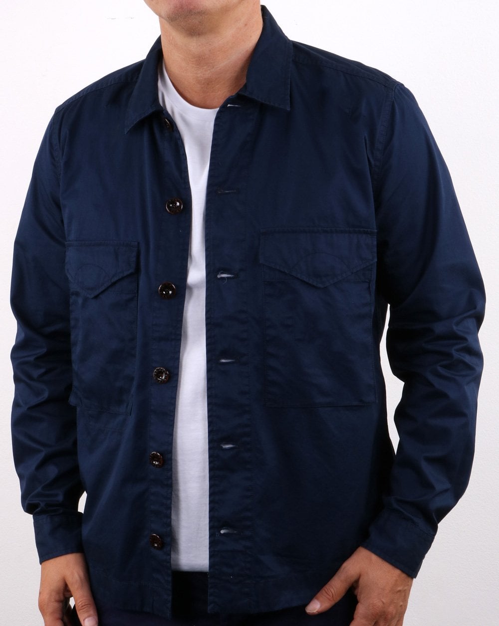 Pretty Green Conor Overshirt Navy