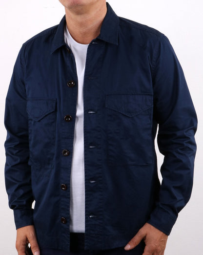 Pretty Green Conor Overshirt Navy