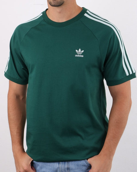 Adidas Originals BLC 3-S T Shirt Collegiate Green