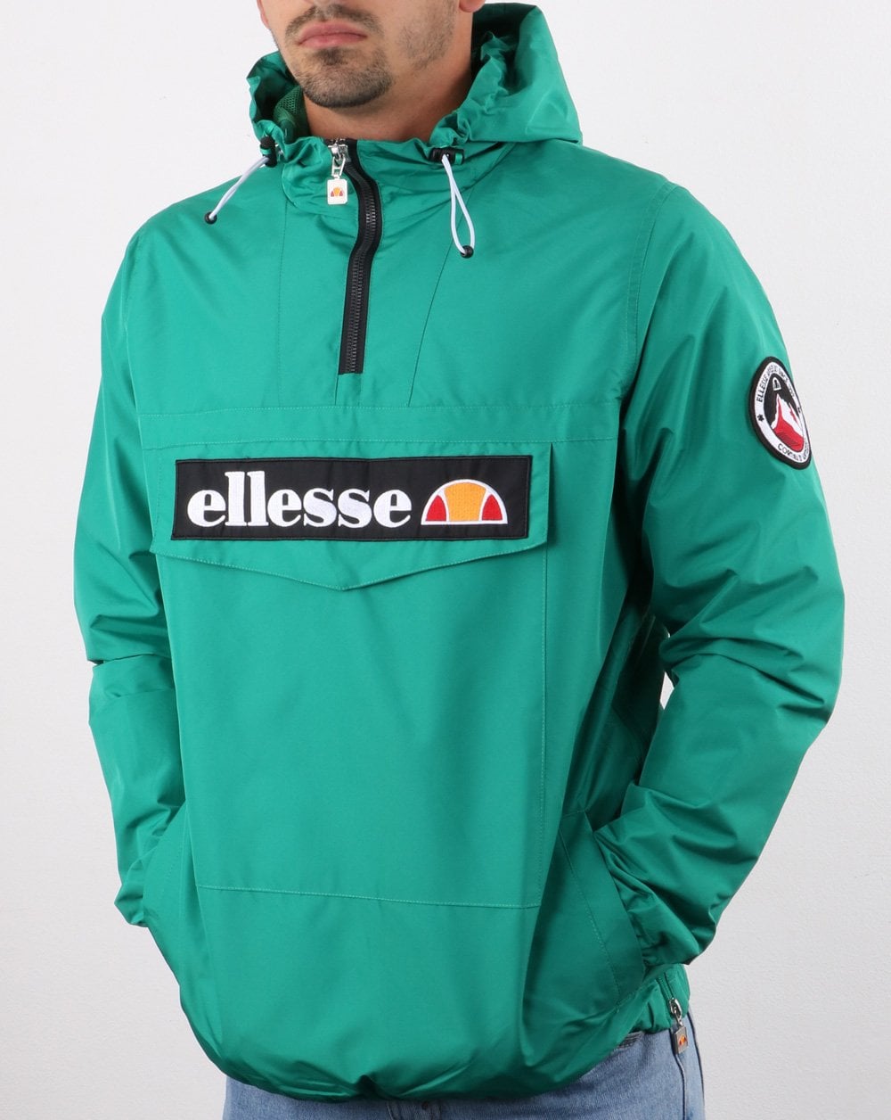 Ellesse Quarter Zip Jacket Green