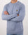 Lyle And Scott Cable Jumper Stone Blue
