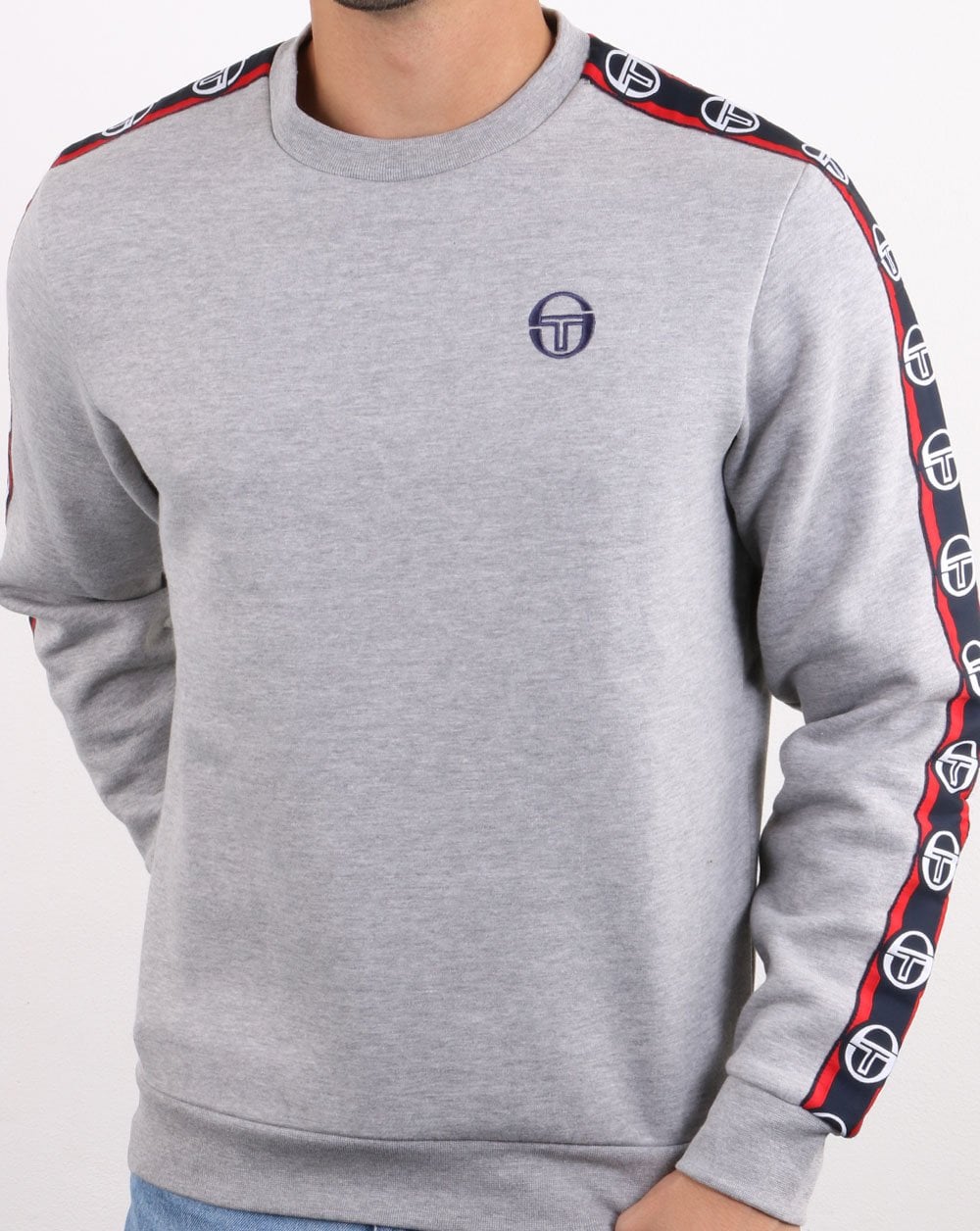 Sergio Tacchini Delaco Sweatshirt Grey Melange/navy