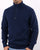 Barbour Patch Half Zip Jumper Deep Blue
