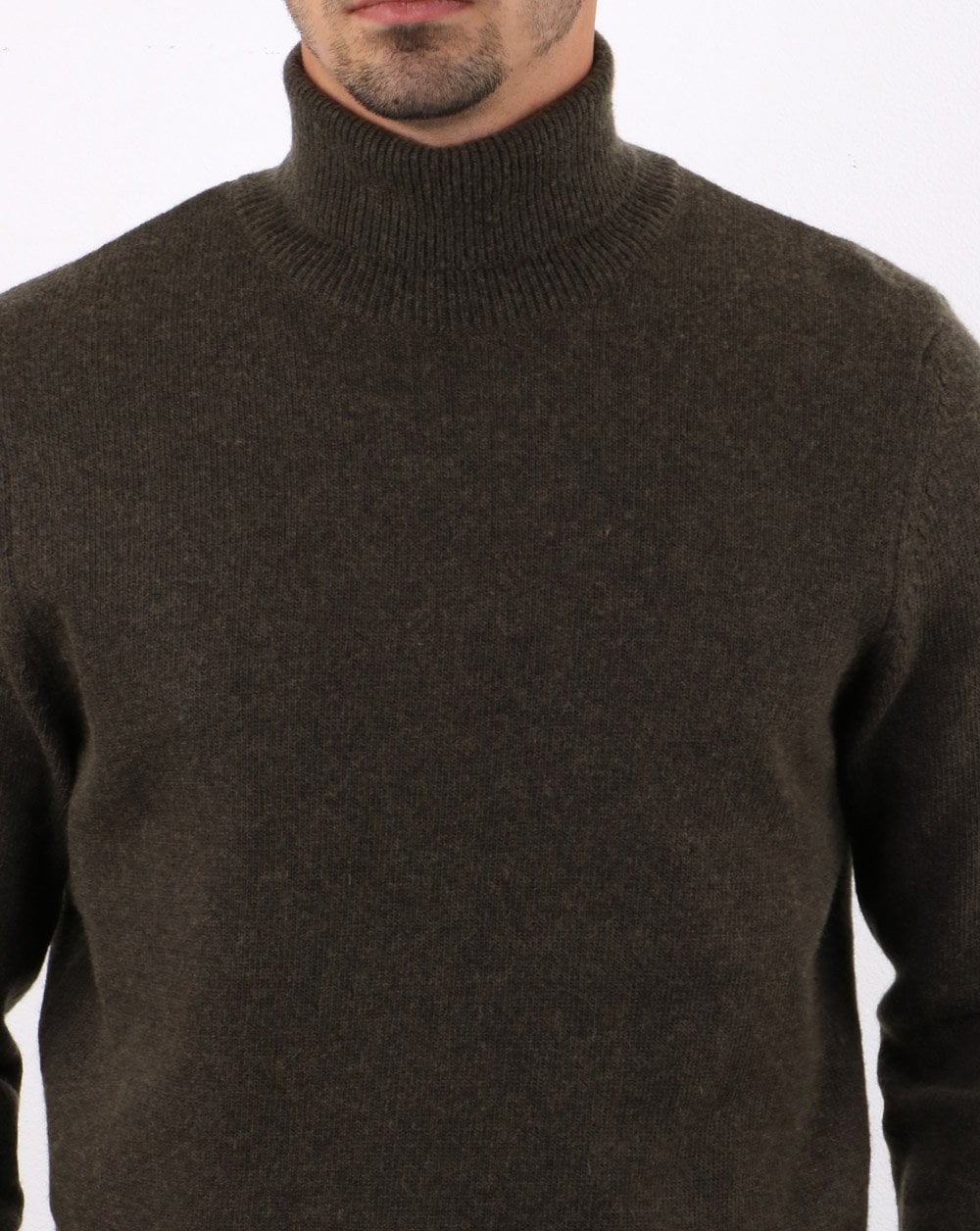 Barbour Leahill Roll Neck Olive