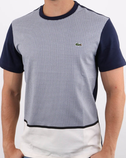 Lacoste Split T-shirt White/Navy