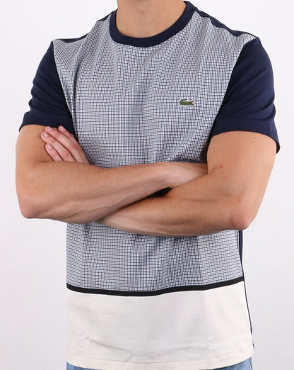 Lacoste Split T-shirt White/Navy