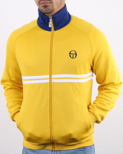 Sergio Tacchini Dallas Track Top Yellow/Vintage Blue