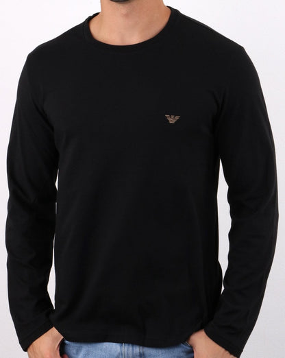 Emporio Armani Long Sleeved T-shirt Black
