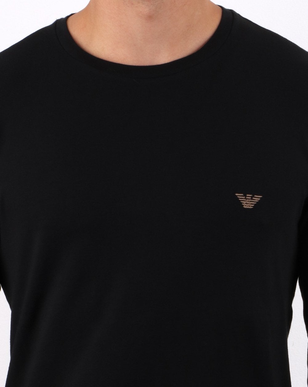 Emporio Armani Long Sleeved T-shirt Black