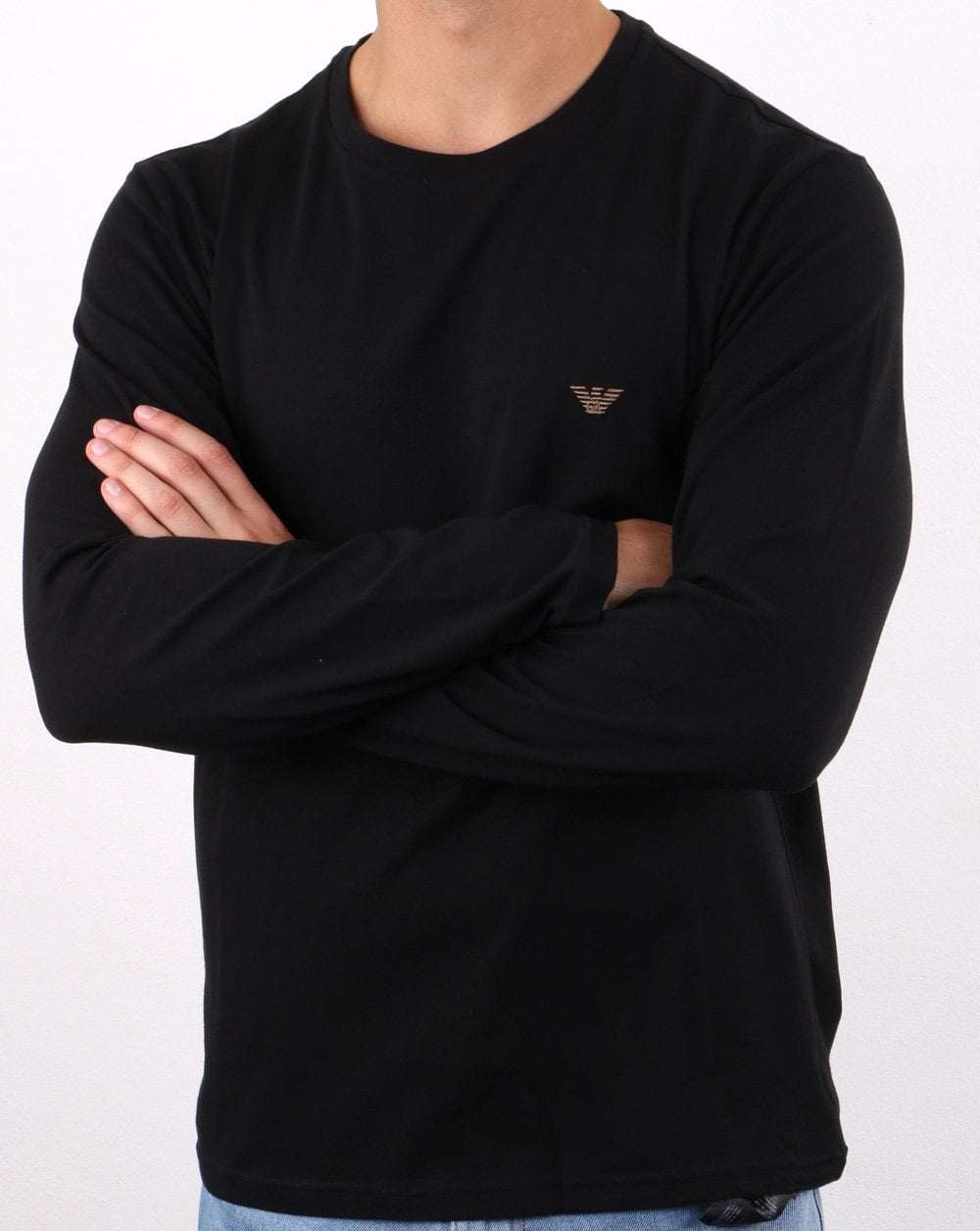 Emporio Armani Long Sleeved T-shirt Black