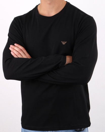 Emporio Armani Long Sleeved T-shirt Black