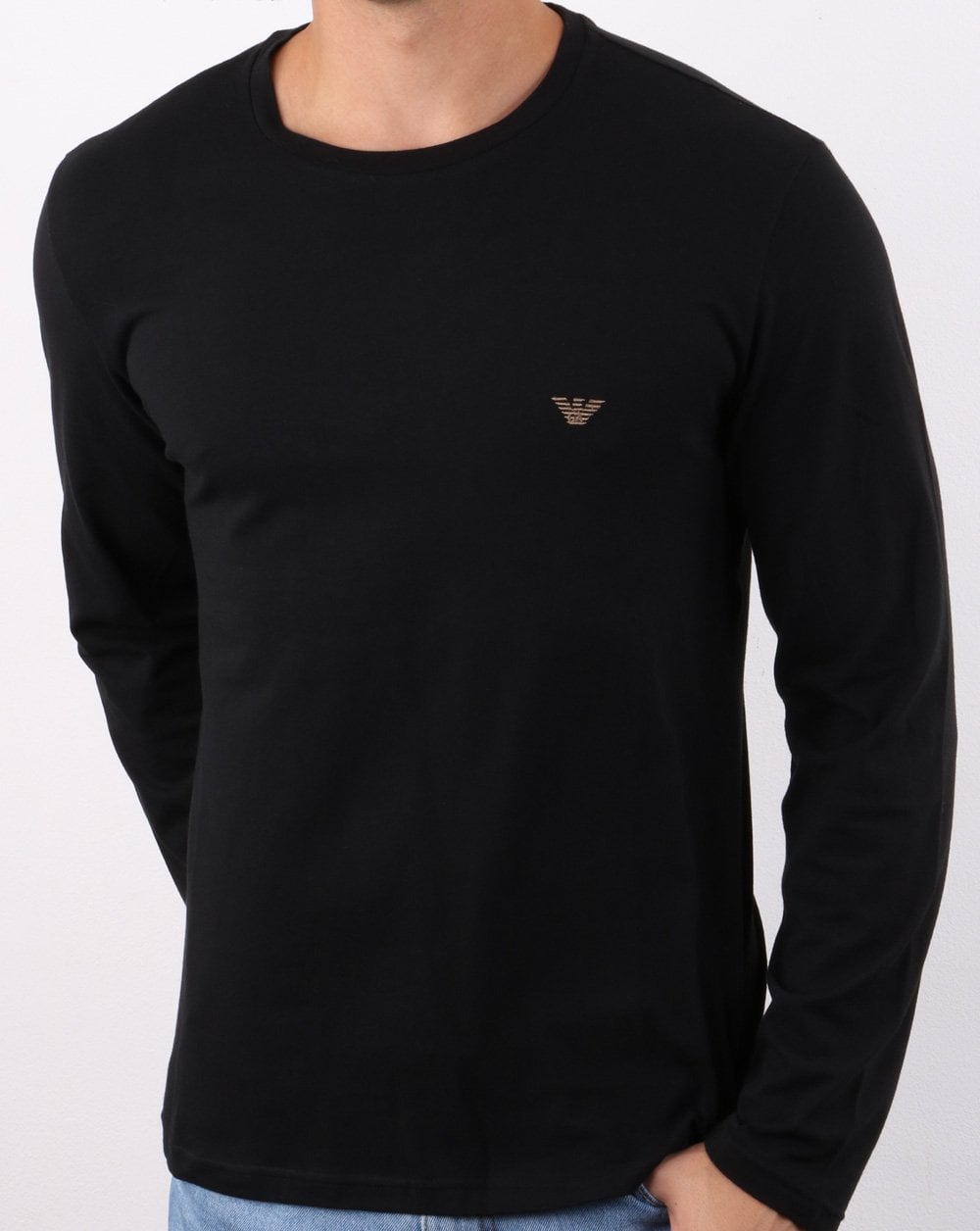 Emporio Armani Long Sleeved T-shirt Black