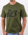 Peaceful Hooligan Outline T-shirt Green