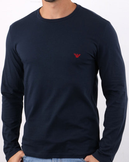 Emporio Armani Long Sleeved T-shirt Navy