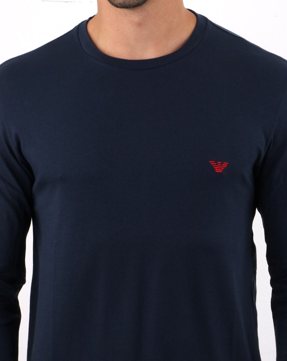 Emporio Armani Long Sleeved T-shirt Navy