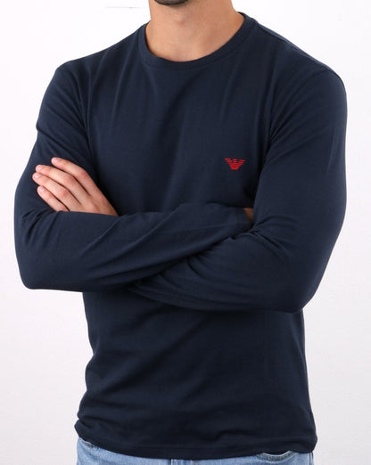 Emporio Armani Long Sleeved T-shirt Navy
